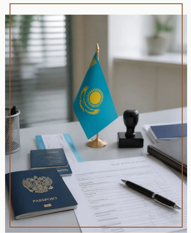 Оформление визы в Казахстан для поездки и работы в Краснокамске