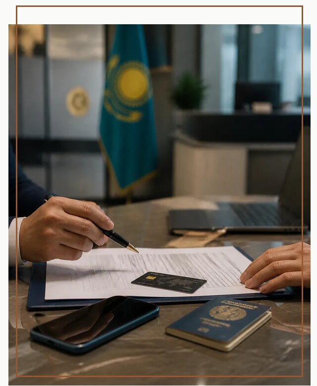 Открытие счета и банковской карты в Казахстане в Краснокамске